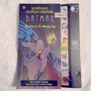 VINTAGE NWT Golden Sound Story Batman Case ofthe Missing Egg orig sealed…